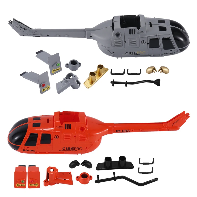 C186 Shell Cover Set For C186 C-186 RC Helicopter Airplane Drone Spare Parts Upgrade Accessories