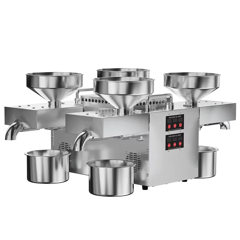 ¡Venta caliente! B04 nuevo diseño de nuez de Pe fría y caliente Ses me R báscula W lnut coco P lm maíz oliva eléctrica uso doméstico prensa de aceite Ex