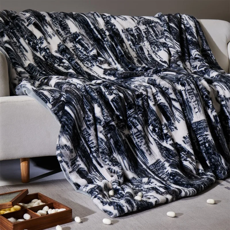 

Модное одеяло с рисунком тай-дай, мягкое удобное фланелевое одеяло, зимнее теплое дышащее домашнее теплое одеяло для дивана