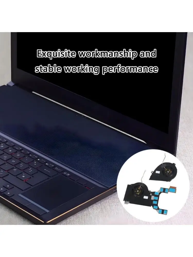 Y1UB Laptops CPU GPU Cooling Fan Coolers Radiators for ROG Zephyrus GX501 GX501V GX501VI GX501VSK GX501GI DC12V 1A Fan