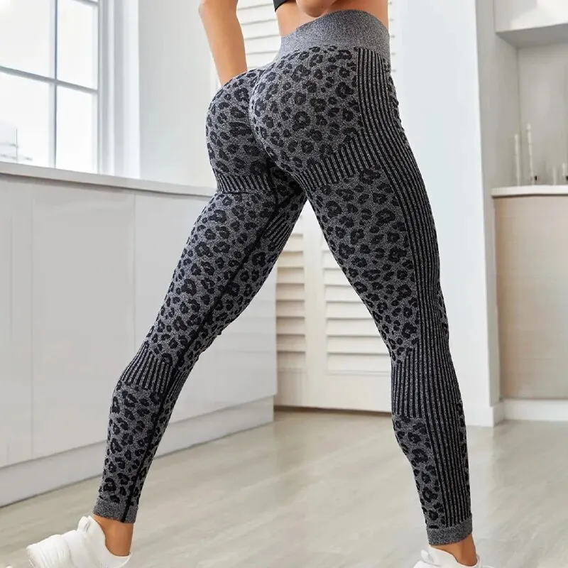 Women High Waisted Workout Yoga Pants Butt Lifting Scrunch Booty Leggings Tummy Control Anti Cellulite Textured Tights