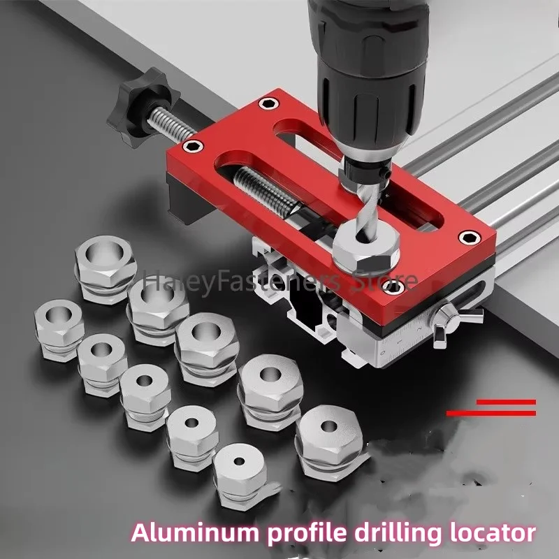 Aluminum Profile Drilling Locator - 203040 Positioning Tool Sink Hole Guide Precise Hole Puncher Professional Drilling Assistant