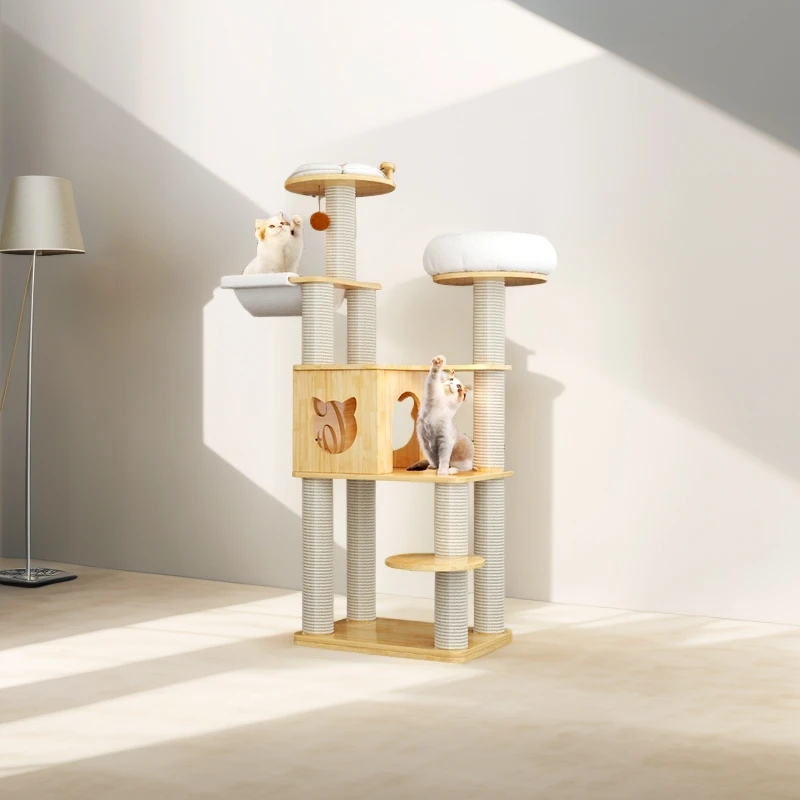 

Wooden Cat Scratch Tower with High-Quality Material and Fast Delivery