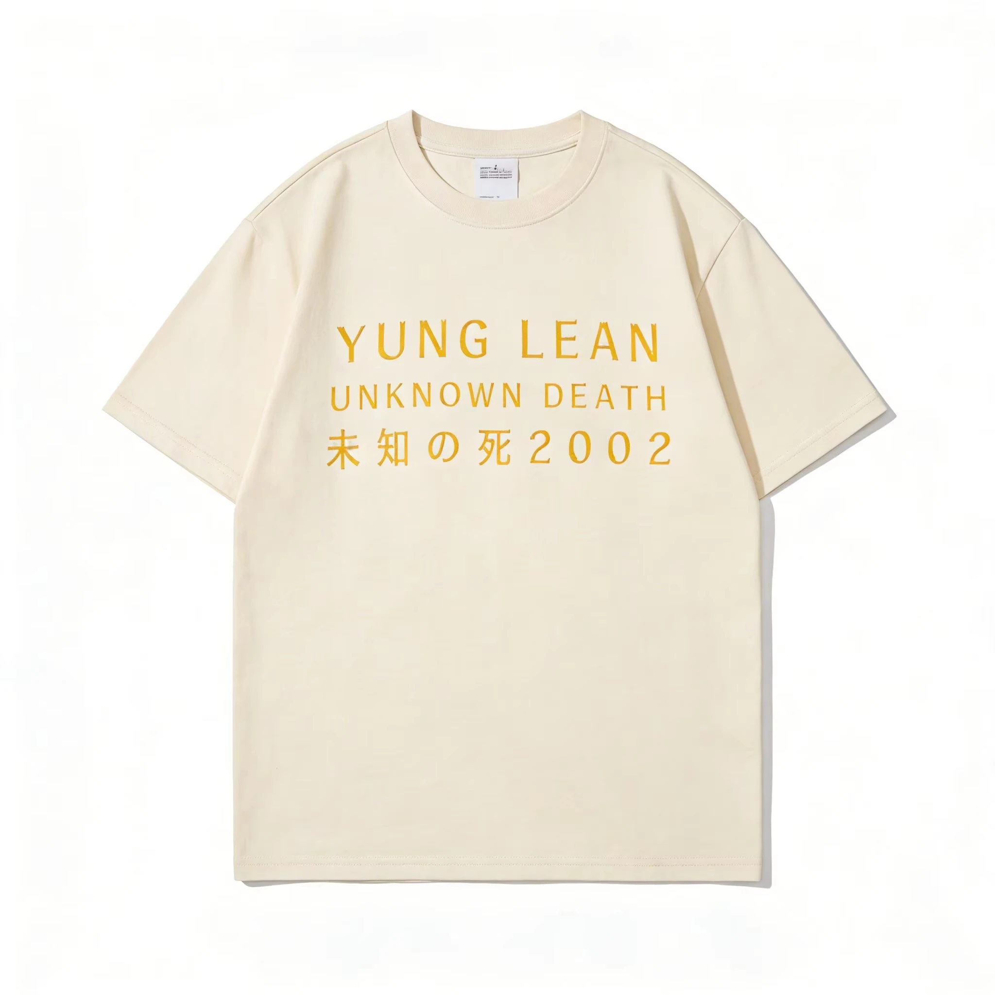 Yung Lean Unknown Death 2002 Album Tour Merch Tee Music Hip Hop Trendy Men's Clothing Women 2026 Summer Top Streetwear T Shirt