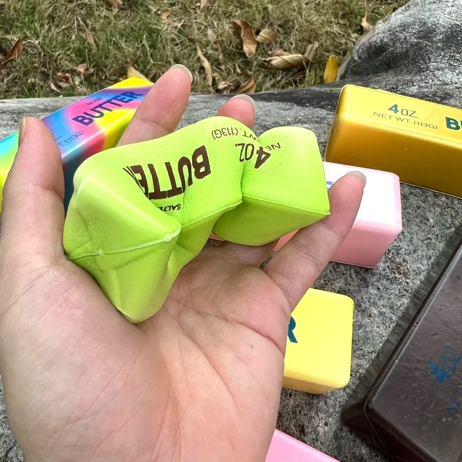 Super Giant Moist Butter Stick Slow Rising Squishy Toy, Stress Relief Squeeze Fidget Gift for Kids, Adults, Autism & Girls