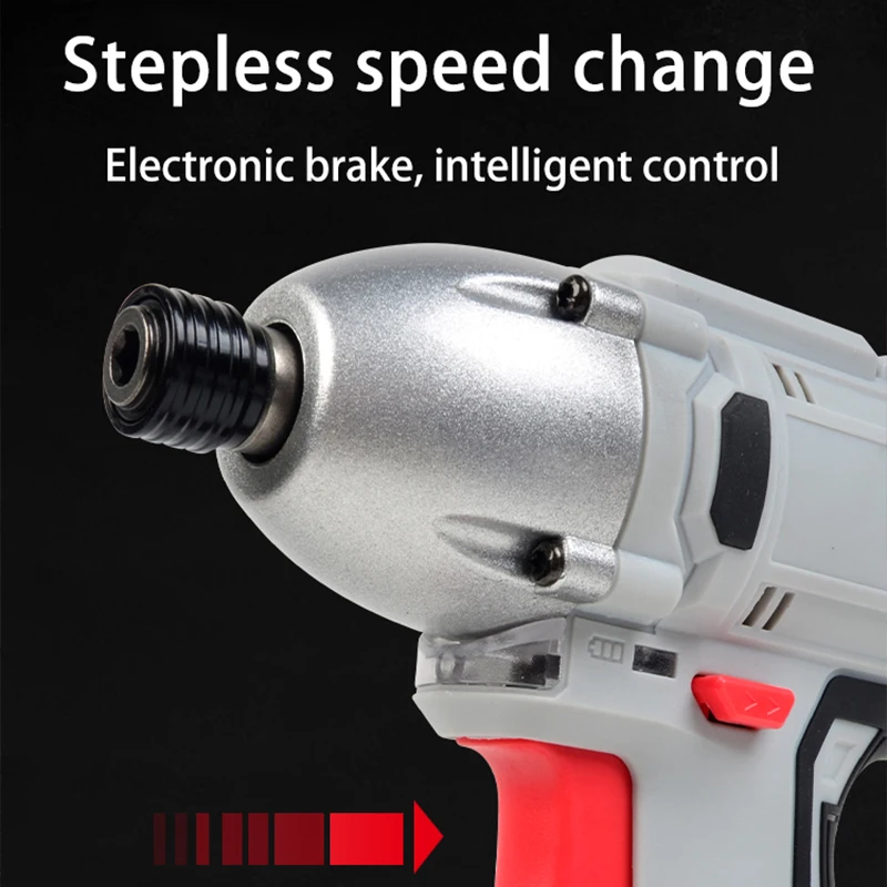 Obeng elektrik, 20V rumah tangga Set Obeng dampak Lithium