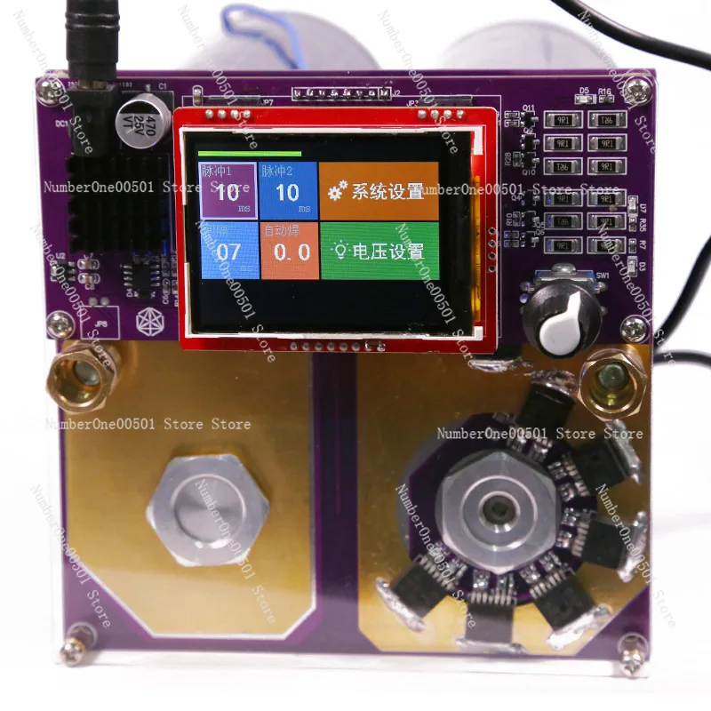 Dual Pulse Spot Welder Capacitor Discharge Handheld Welding Machine for Home DIY Battery