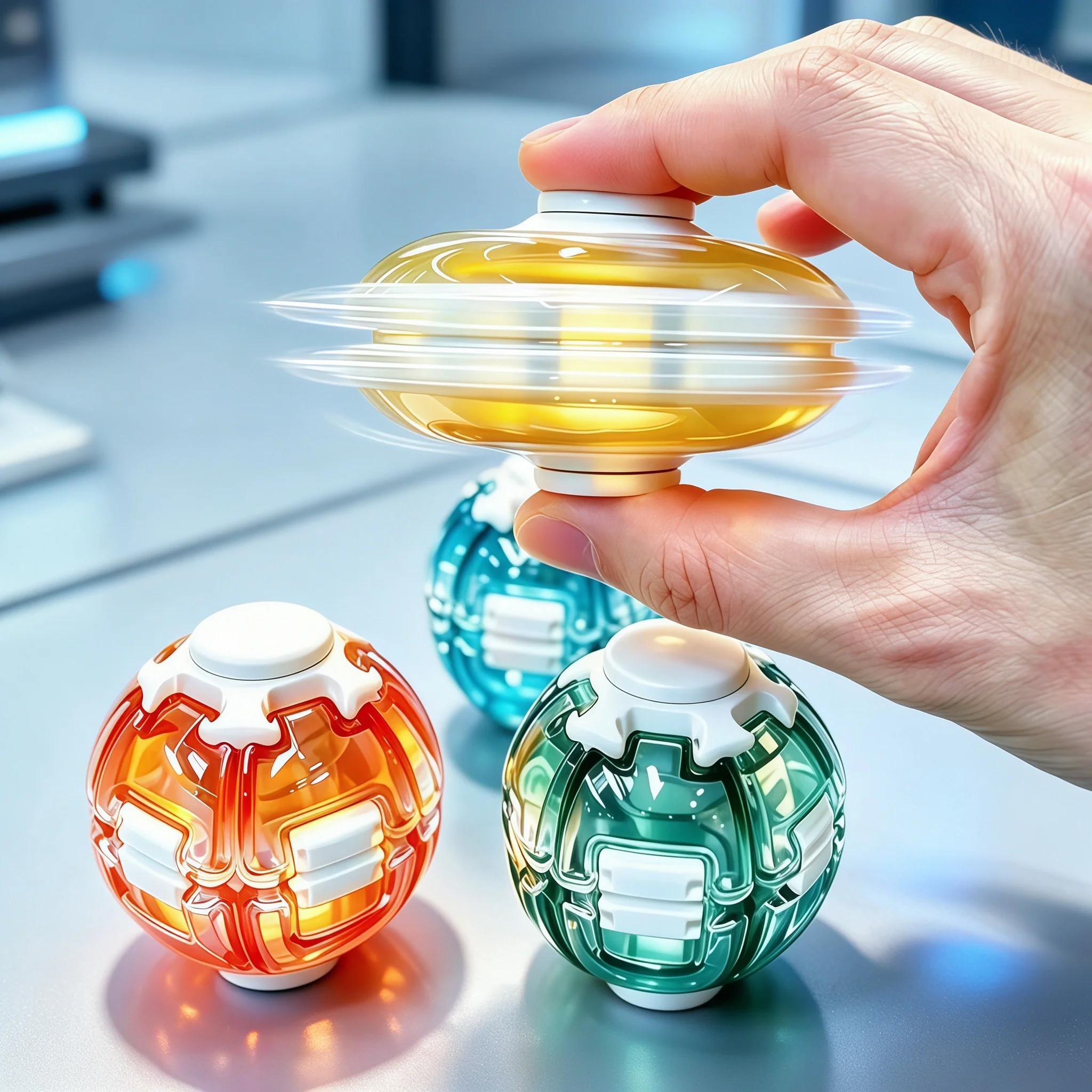 New Magic Fingertip Rotating Ball,Decompression Rotating Ball,Decompression Fidget Ball,Autism Adhd Focus,Cool Little UniqueGift