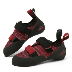 Zapatos de escalada en roca para interiores y exteriores, calzado de entrenamiento profesional Unisex, novedad