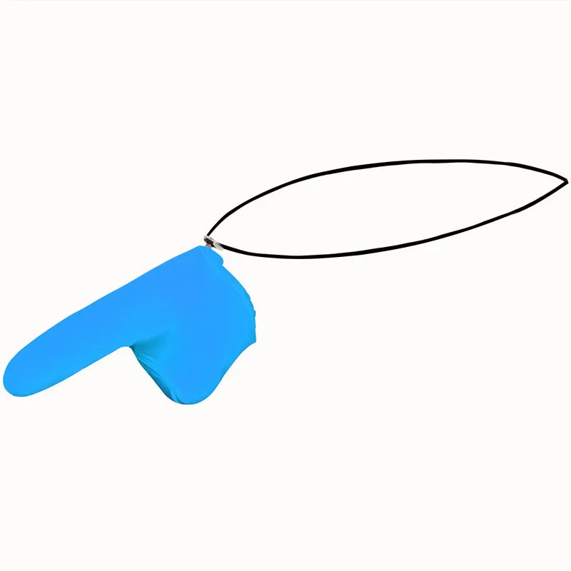 

Men's Thong Underwear Bullet Separation Jj Sleeve Cover Underwear Open Butt Thong Lingerie Low Waist Jockstrap String Bikini