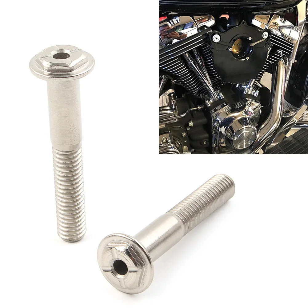 2x Motorcycle Air Cleaner Intake Filter Long Bolts Screw for Harley Davidson Touring Softail Dyna