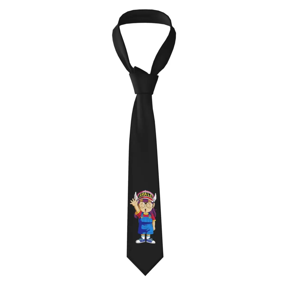 Arale Dr.Slump Necktie for Men Silk Polyester Slim Neck Ties Party Business Tie Casual Gravatas