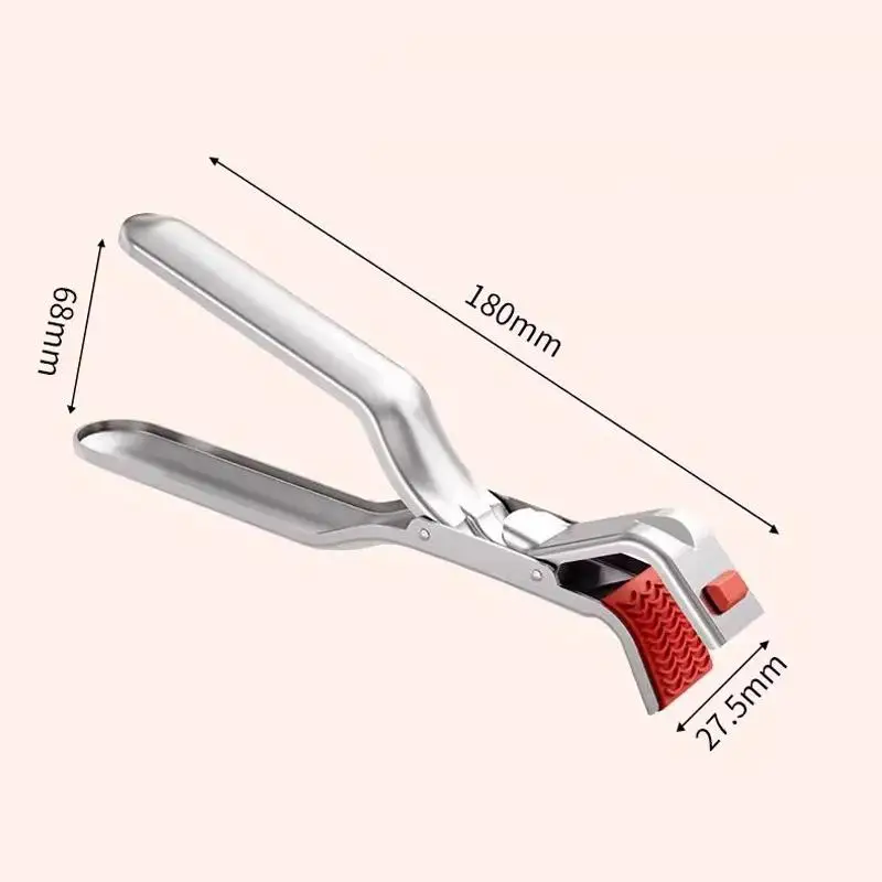 New 1pc Anti-scalding Clip Hot Bowl Holder Dish Clamp Pot Pan Gripper Clip Air Fryer Dish Plate Retriever Tongs Kitchen Supplies