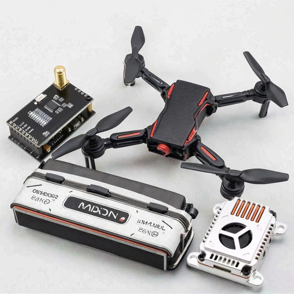 1.2G 1.2GHz 1W 1.6W 2W 25mW/2000mW VTX Switchable Video Transmitter Module w/ 1.2G 8Ch VRX For FPV Long Range Racing Drone