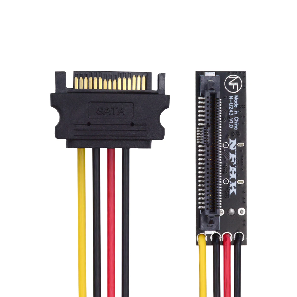 

CableCC PCI-E 4.0 SFF-8643 Female to SFF-8639 NVME PCIe PCI-Express U.2 U.3 SSD Adapter for Mainboard