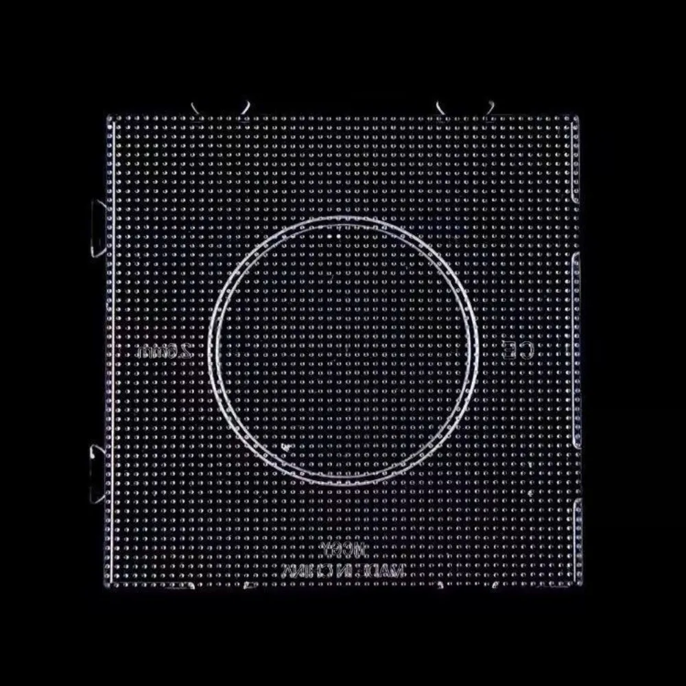 ลูกปัดเพอร์เลอร์ ฮามะ คุณภาพสูง งานฝีมือประดิษฐ์ตกแต่ง DIY ทำปริศนา บอร์ดลูกปัด 52*52 จุด สามมิติ ขนาด 2.6 มม.