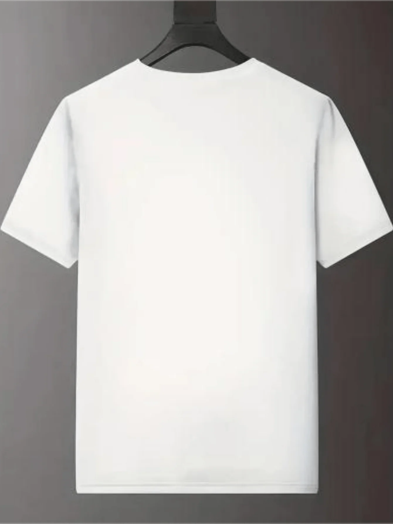 American Retro Short Sleeve T-shirt for Men Pure Cotton Summer Daily Versatile Top