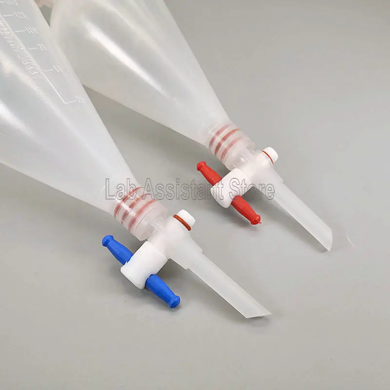 1pcs Lab 125ml/250ml/500ml/1000ml PP Dropping Funnel Plastic Separatory Funnel High Temperature Resistance Laboratory Supplies