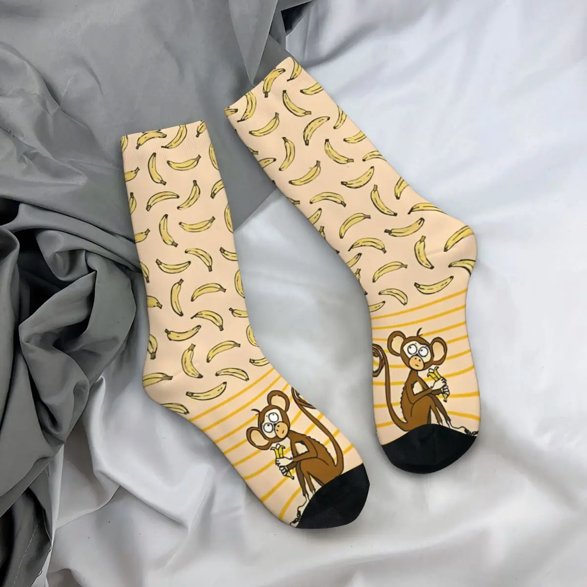 Chill scimmie Banana scimmie calzini invernali Unisex calzini felici antivento street style Crazy Sock