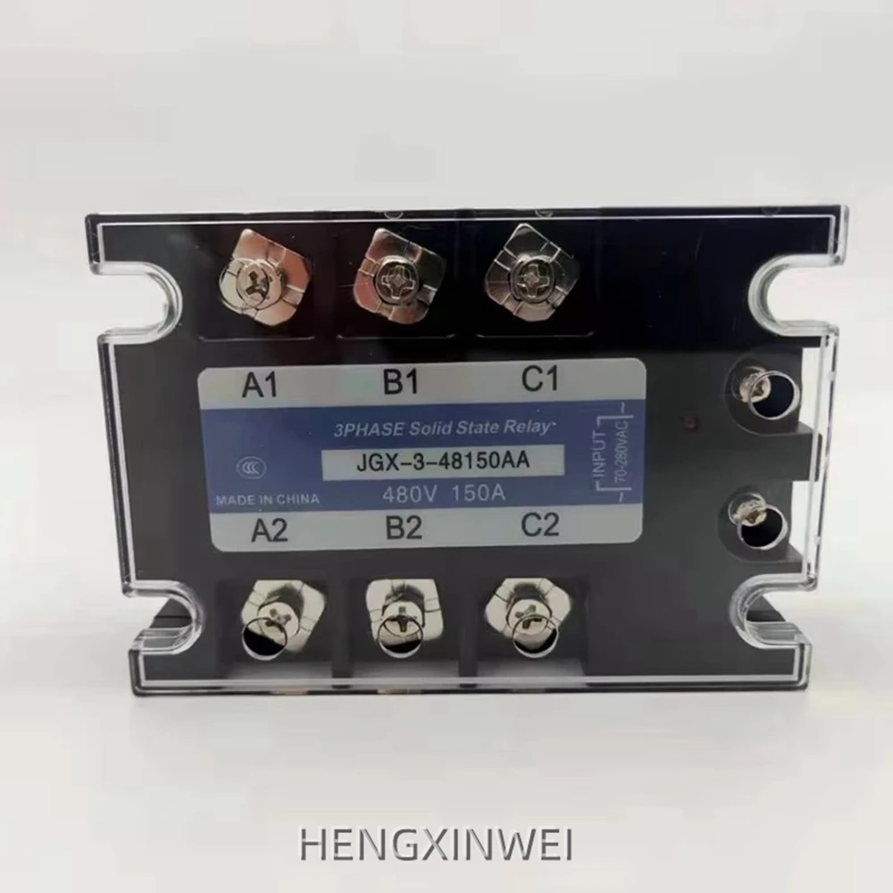 JGX-3-10AA/25AA/40AA/50AA/60AA/80AA/100AA/120AA/150AA Three Phase Solid State Relay 70-280VAC Control 24-480VAC Three AC TO AC