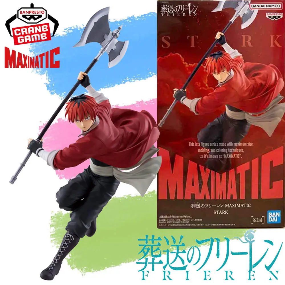 

В наличии: Оригинальная фигурка BANPRESTO Frieren: Beyond Journey's End MAXIMATIC Stark, аниме-модель, игрушка