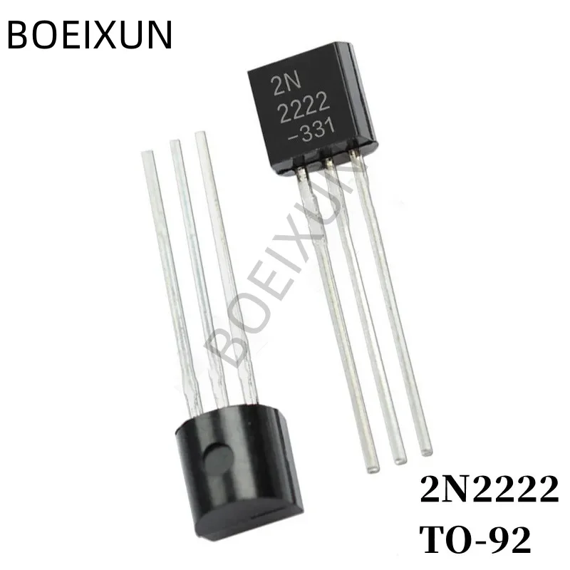 300/500/1000/2000/3000Pcs 2N2222 DIP Transistor TO-92 NPN Type 30V/600mA Bipolar Amplifier Transistor