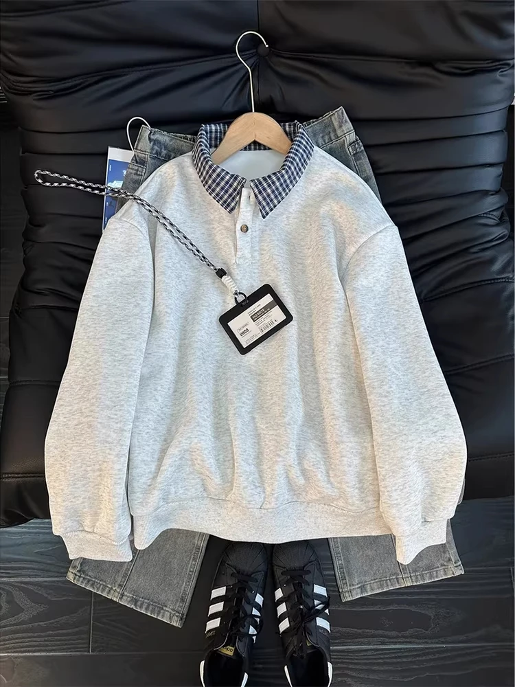 

Мужская толстовка с воротником-стойкой, базовый слой, внутренняя одежда, осенне-зимняя, в американском университетском стиле, Cleanfit, Slim Fit, повседневная одежда