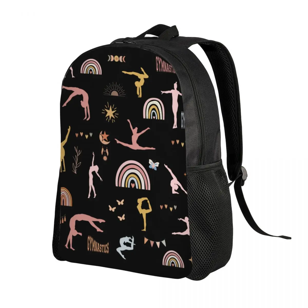 Dance Rhythmic Gymnastics Travel Backpack Men Women School Computer Bookbag College Student Daypack Bags