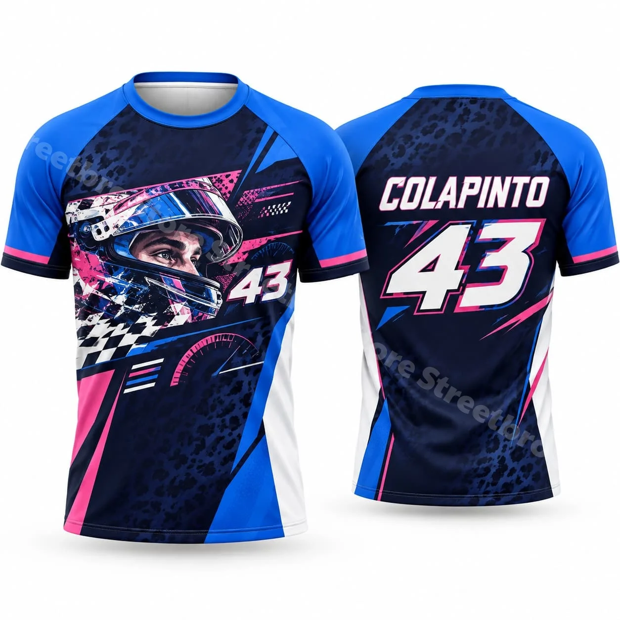 Colapinto 43 Mens T Shirt Summer  Racing Graphic Tee Motorsport Streetwear Short Sleeve Casual Unisex Grand Prix Fan Clothing
