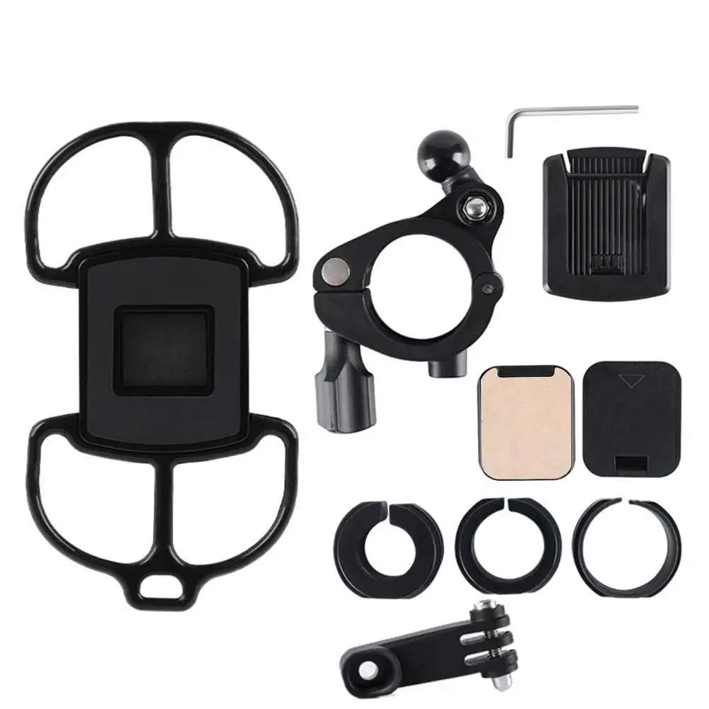 

Phone Holder for Cycling Universal Bike Phone Mount Stable Four-sided Buckle Design Bike Phone Holder for Hands-free for Cycling