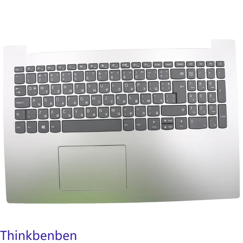 BG Bulgaria Keyboard Platinum Grey Upper Case Palmrest Shell Cover For Lenovo ideapad 330 15 IGM AST IKB 5CB0R16520
