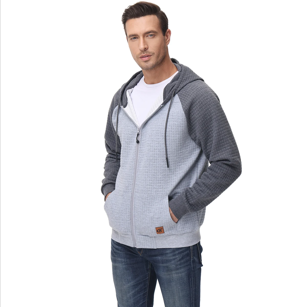 Spring Autumn Men\'s Hoodies Lightweight Sweatshirt With Zipper Hooded Jackets Pullover For Male Sports And Leisure