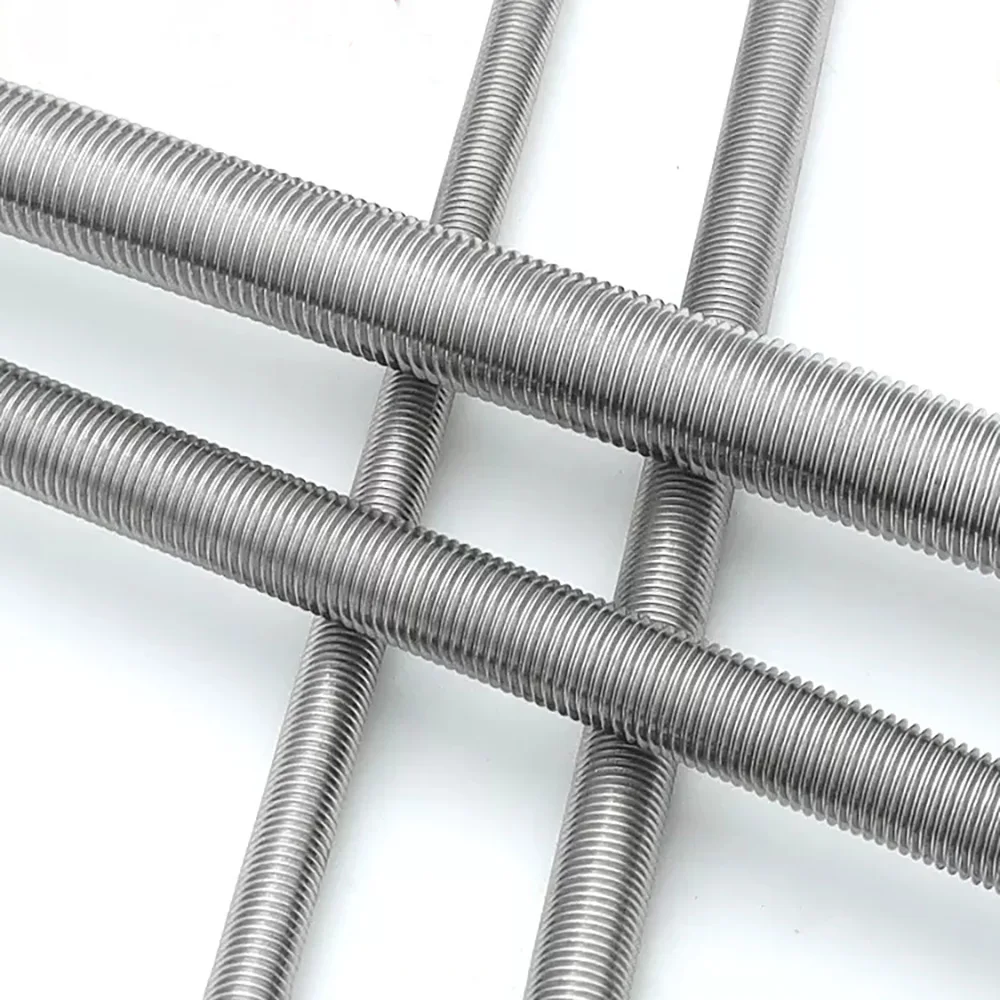 Left Screw Wire Rod M4 - M24 Length 250mm A2 304 Stainless Steel Full-Thread Bar Studding Screws Bolts Full Thread Rod Bar Stud