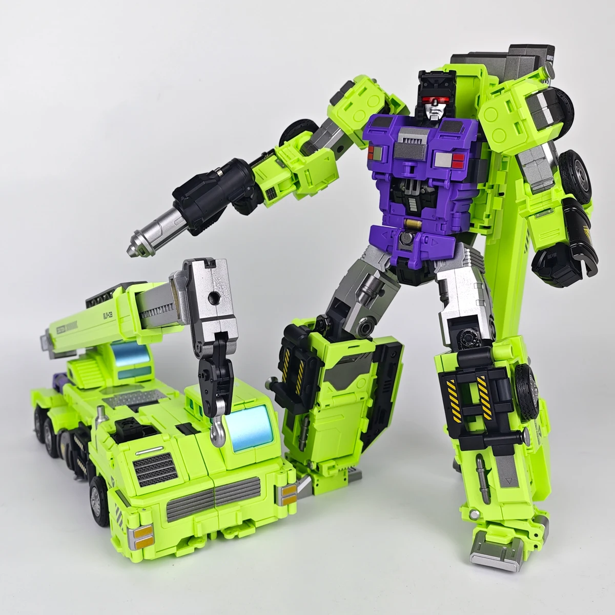 Mecha Invasion GIANT LEGION Devastator Transformation GLA-03 Craner Hook GLA-04 Tipper Long Haul Action Figure