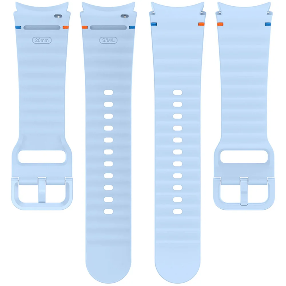 เปลี่ยนสายนาฬิกาซิลิโคนนาฬิกาข้อมือสําหรับ Samsung Galaxy Watch 7