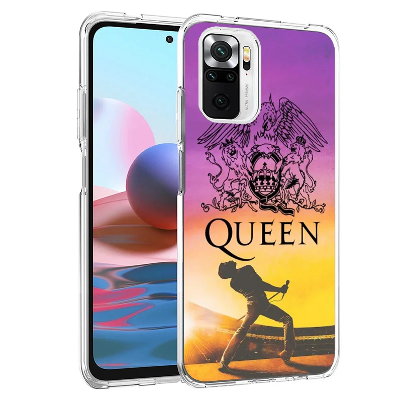 Rock Funky Freddie Mercury Queen Phone Case For Xiaomi Redmi 12 12C 10 10C 10A 9 9A 9C 9T 8 8A 7 7A 6 Pro 6A K70 K60 K40 K20 S2