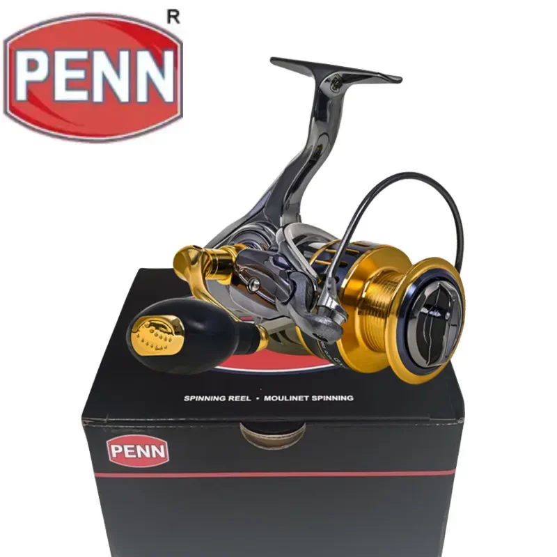 

PENN Rotating Reel, Ball Bearing 13 + 1, Aluminum Wire Cup, Metal Folding Rocker Arm Can Be Interchanged Left and Right，25kg Max