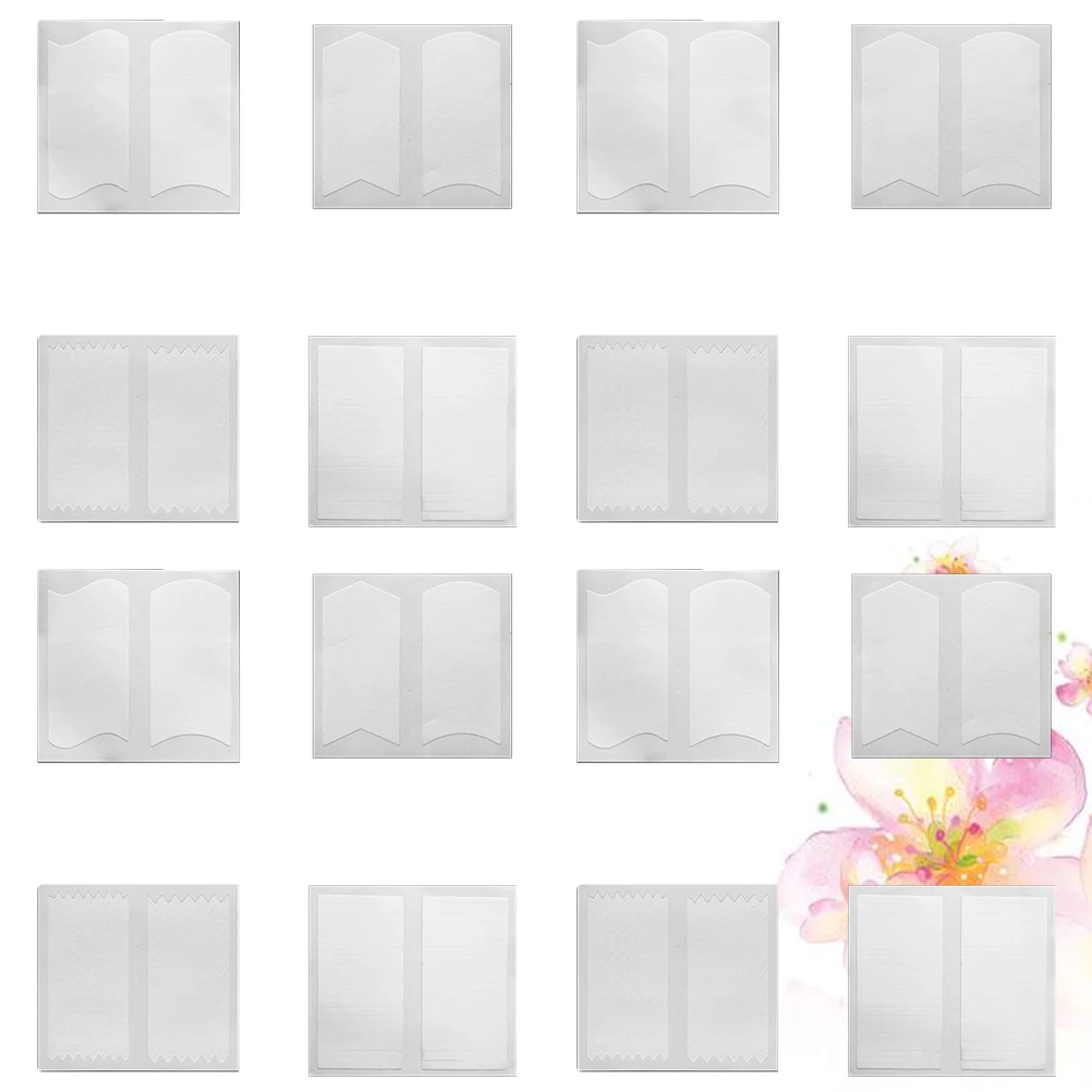 

2 Box of French Type Nail Sticker Creative Manicure Decals Smile Nail Art Sticker Manicure Art Supplies for Women (White)