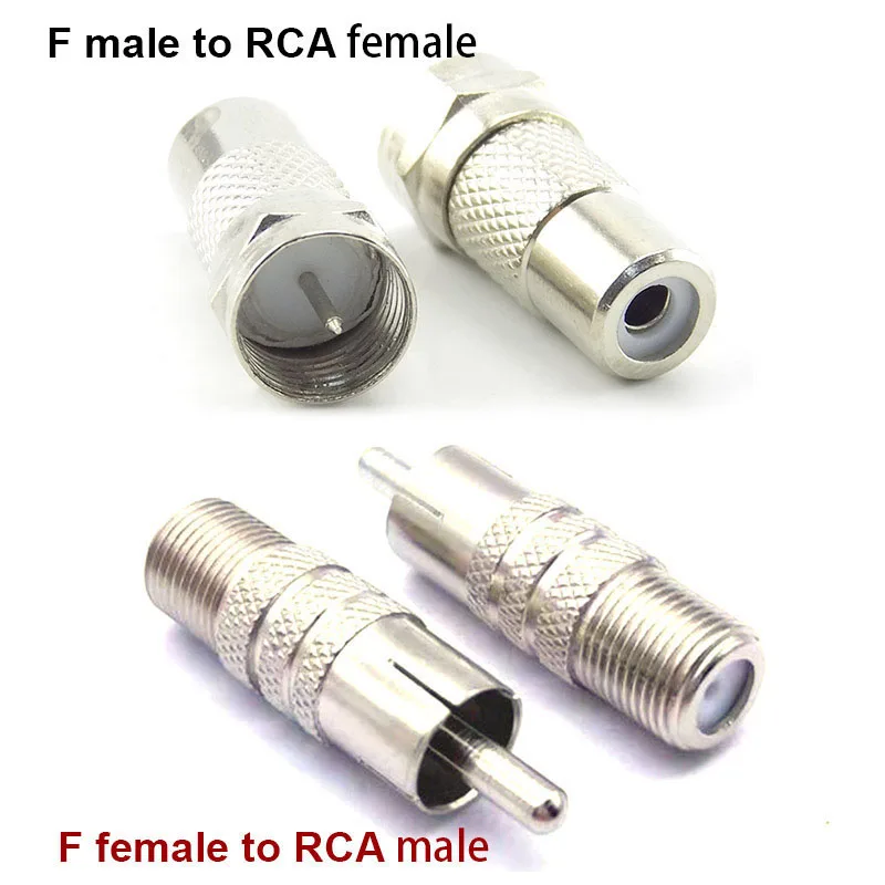 RCA.オスジャック同軸ケーブルコネクタビデオアダプタ Rcaオス-メスジャック同軸アダプター、avコネクタ、同軸ケーブルプラグ