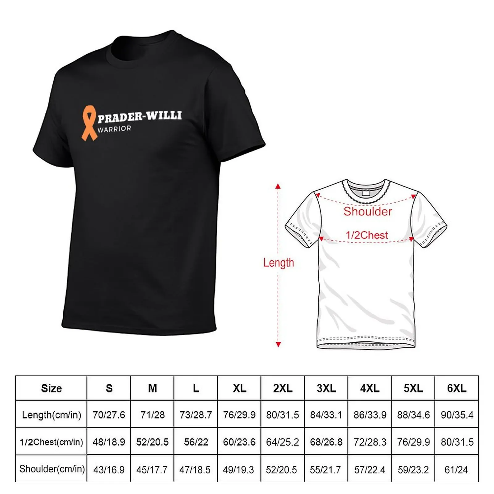 Prader-Willi Syndrome T-Shirt customs cute clothes cheap stuff street wear Men's clothing