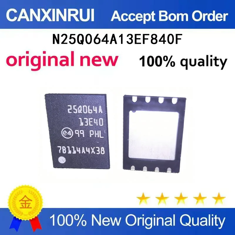 

(5-100 Pieces) N25Q064A13EF840F 25Q064A 13E40 VDFN8 brand new in stock