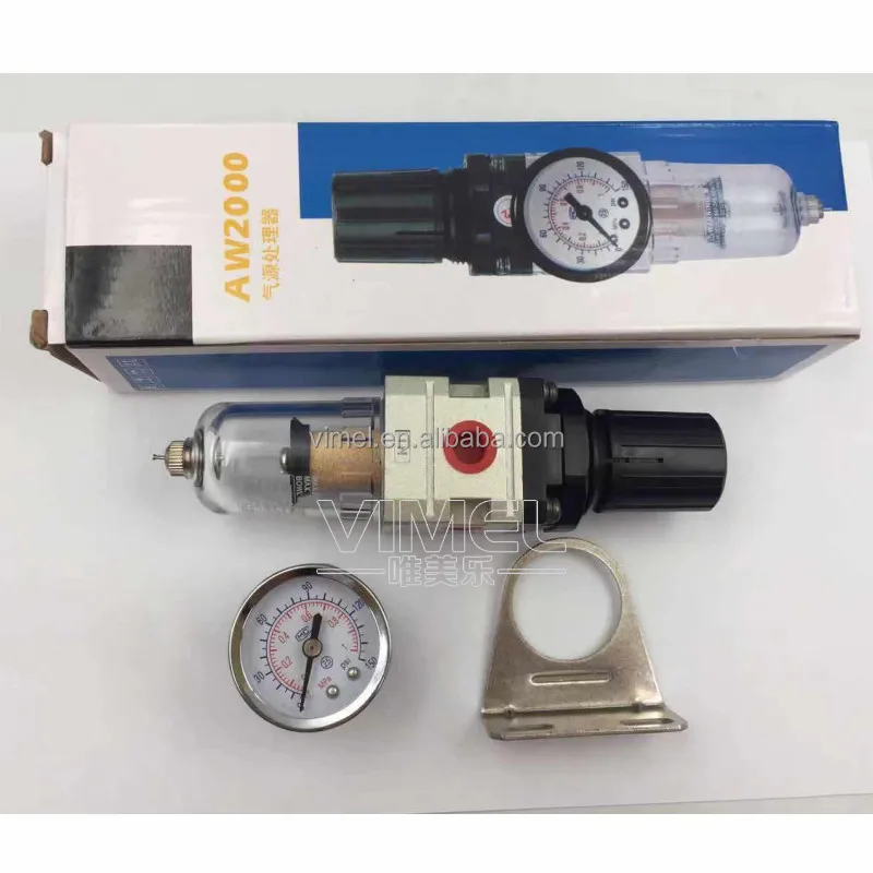 Dental Water Filter Dental Air Reduce Valve Air Filter Regulator Compressor & Gas-Pressure Meter for Dental Chair Unit Equipment