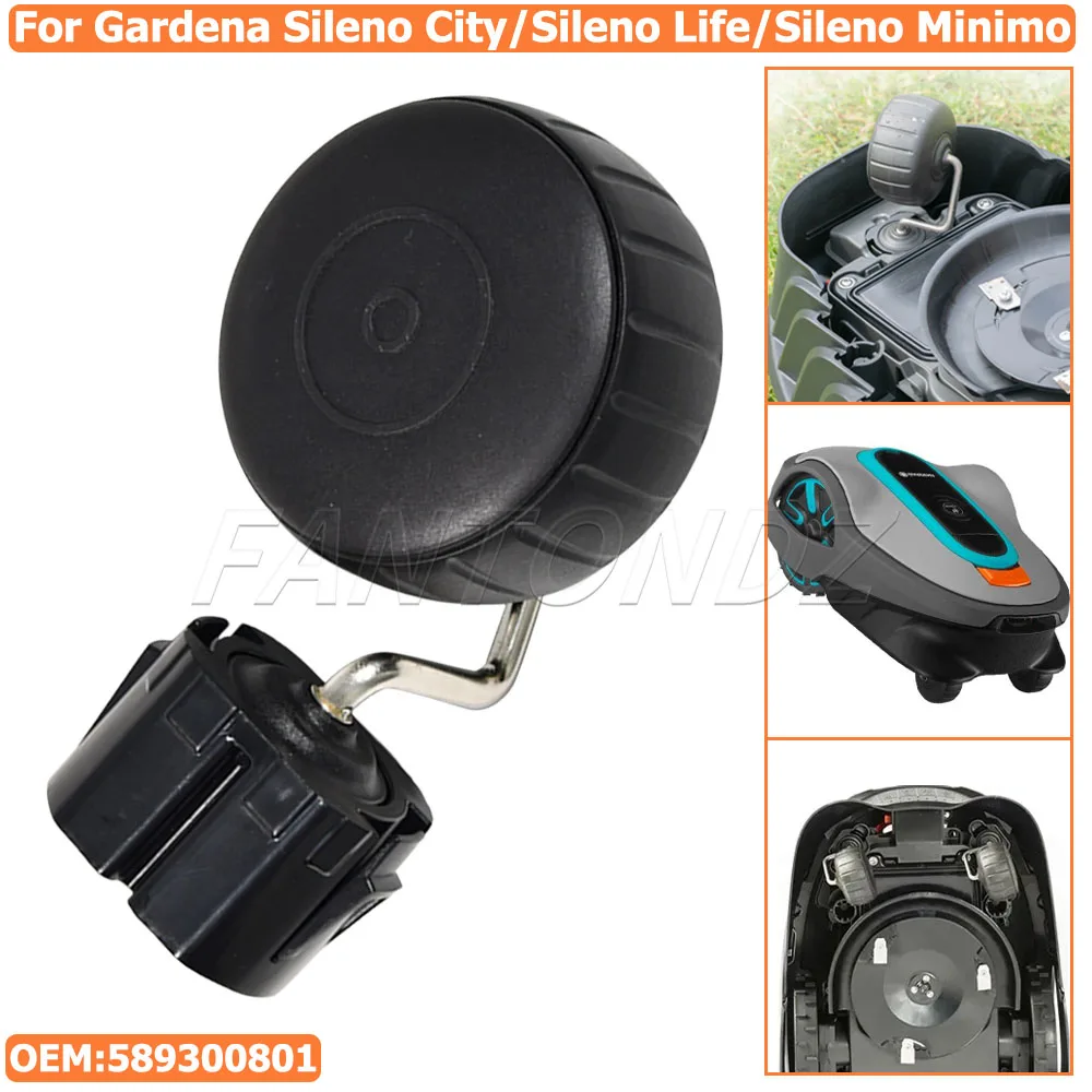 عجلة أمامية لجزازة العشب لـ Gardena Sileno City / Sileno Life / Sileno Minimo لـ Husqvarna Automower 305 310 315 405X 415X