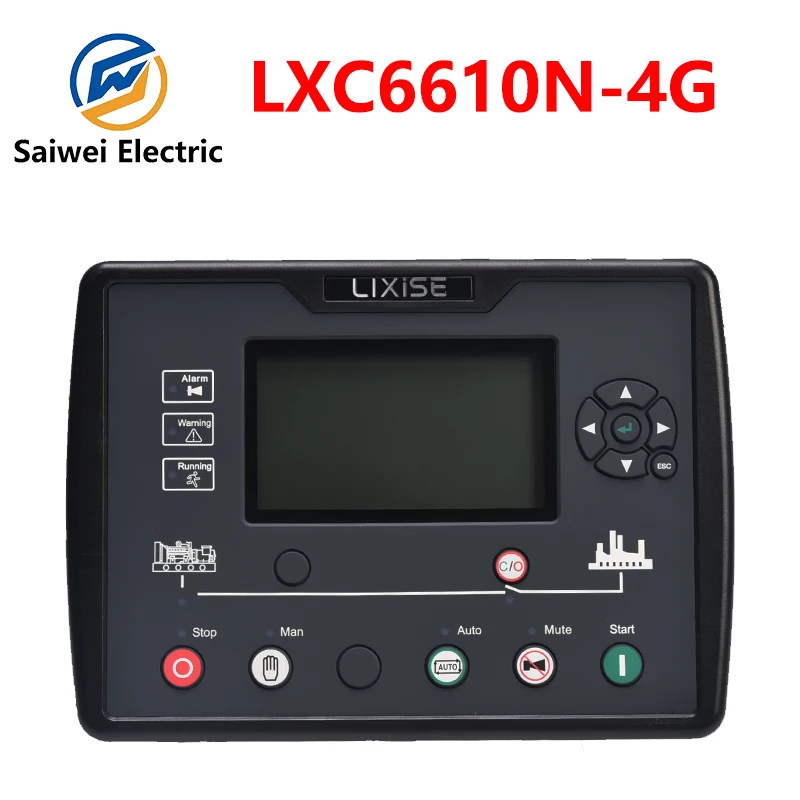 LXC6610-4G generator controller controls the automatic start stop module of the generator set through remote signals