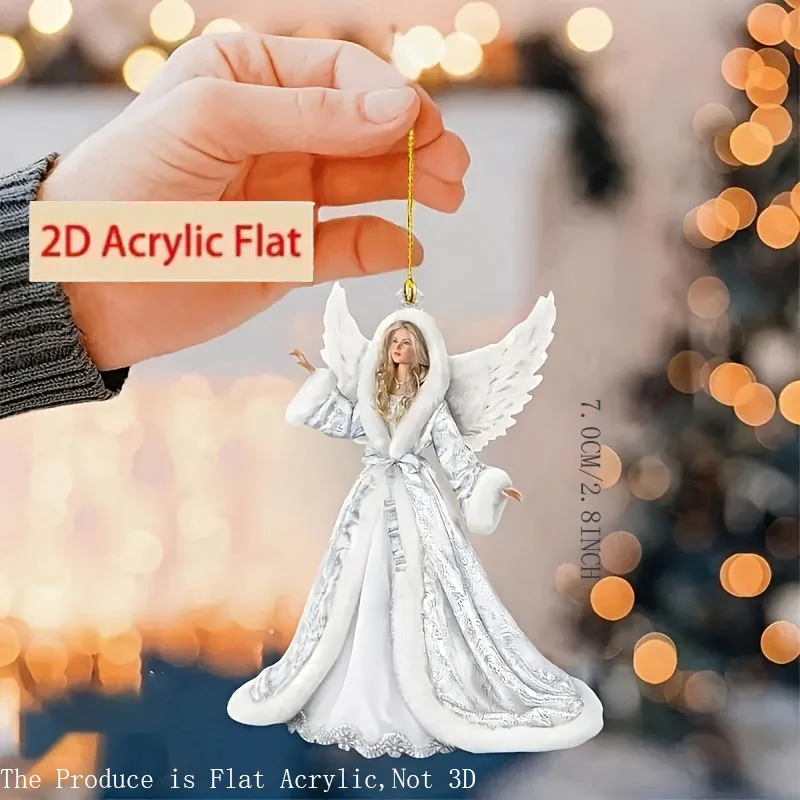 

1 Angel Washable Decoration for House & Car – Gentle On Skin, Holy Shape, Aesthetic | Home, Auto, Bag, Keychain, Festive Gift