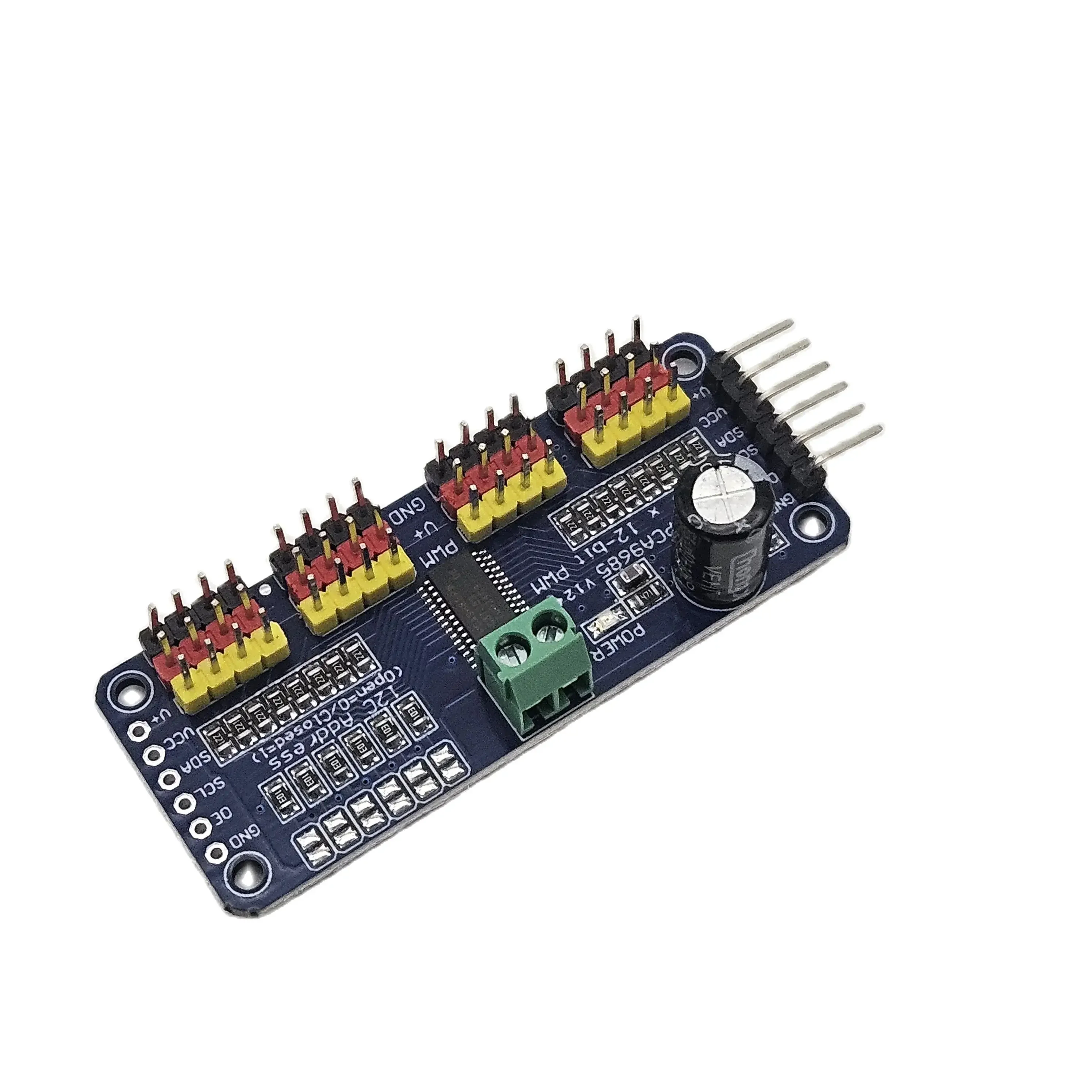 

PCA9685 servo extension board module microcontroller I2C interface control board 16 channel PWM servo drive board