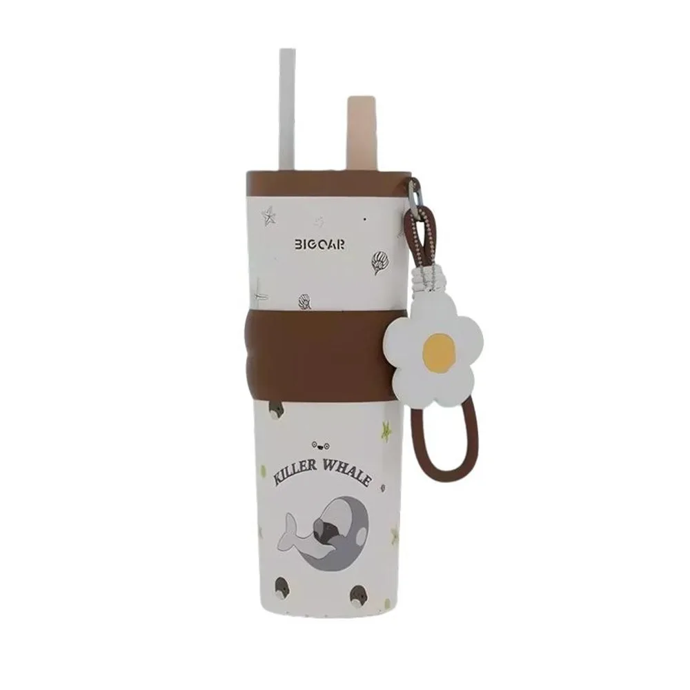 

Leakproof Ceramic Inner Tank Thermal Cup 710ml Large Capacity Insulated Cup Vacuum Mug Travel