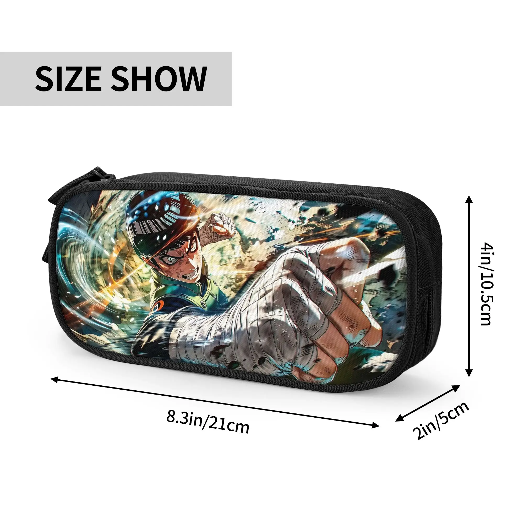 Custom Naruto Rock Lee This Is Youth Large Capacity Bags for Child  School Pencil Bag for Boys Gilrs Kids