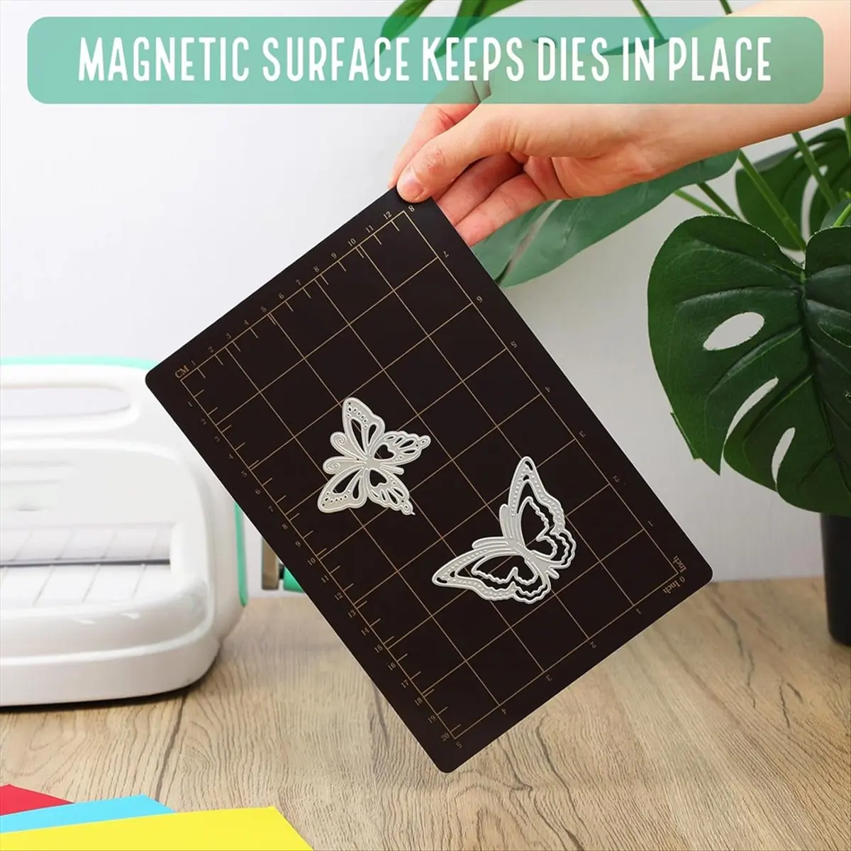 

Набор килимков для высечки на 2025 год, магнитная прокладка с сеткой размера карты и акриловый коврик для резки 2 шт. для процесса тиснения машины для высечки