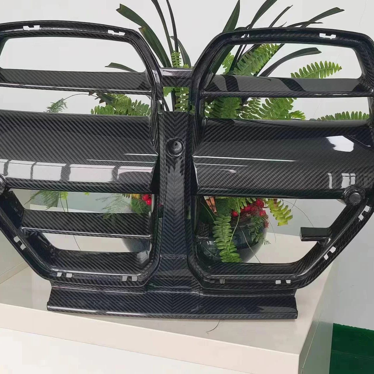 Manufactory Supply Real Carbon Fiber Car Interior Accessories For Bw M4 Center Grid With High Quality custom